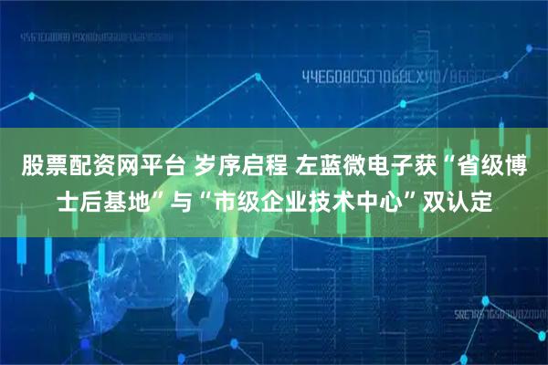 股票配资网平台 岁序启程 左蓝微电子获“省级博士后基地”与“市级企业技术中心”双认定